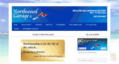 Desktop Screenshot of northwoodgarage.net