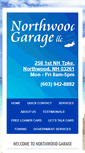 Mobile Screenshot of northwoodgarage.net